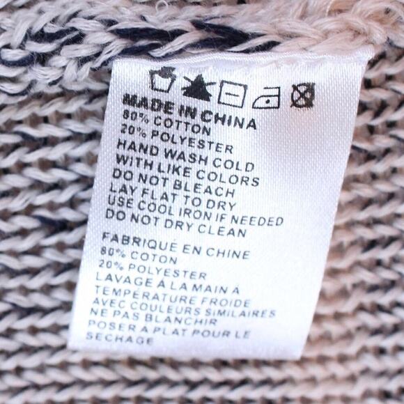 PAPER CRANE Sleeveless Pullover Cable Knit Sweater Womens Size Small - Picture 5 of 5